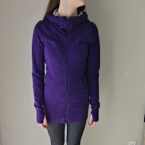 🍋 lululemon  Purple Scuba Full-Zip Hoodie